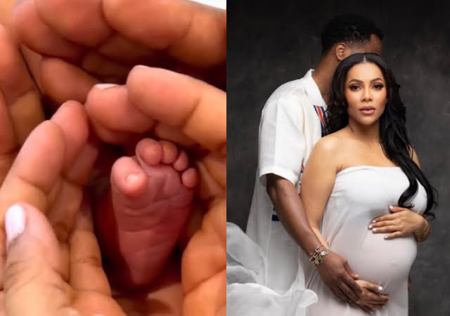 BBNaija’s Maria Chike and her partner Kelvin Anene, announce the birth of their son
