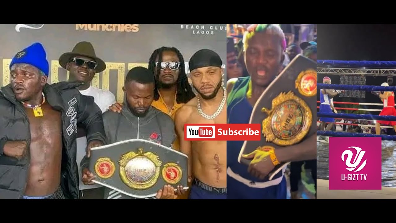 Portable Defeats Charles Okocha To Win “Keenly Contested” Celebrity Boxing Match