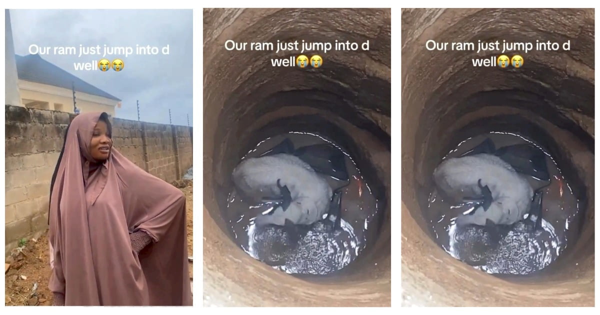 Drama As Sallah Ram Jumps Into Well (Video)